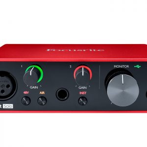 Focusrite – Interface Audio Scarlett 2i2 (3e génération), carte son externe  USB, enregistrement, guitare, Audio, amplificateur de